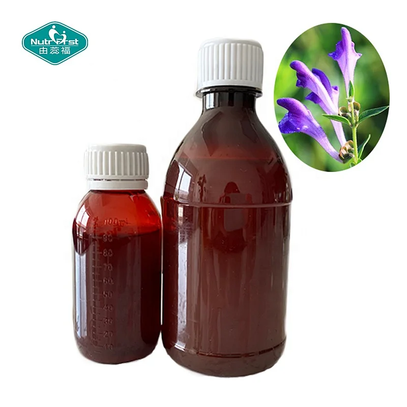 Jarabe de suplementos herbarios líquidos orales veganos naturales OEM para alivio de los senos nasales