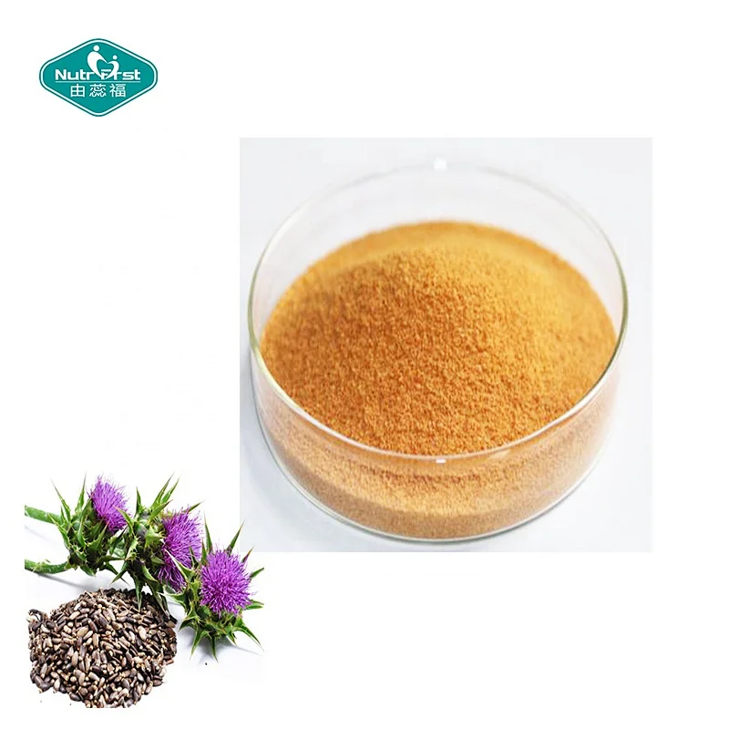 Herbal Supplements Natural Pure Competitive Price Milk Thistle Seed Extract Powder Contain High Silymarin