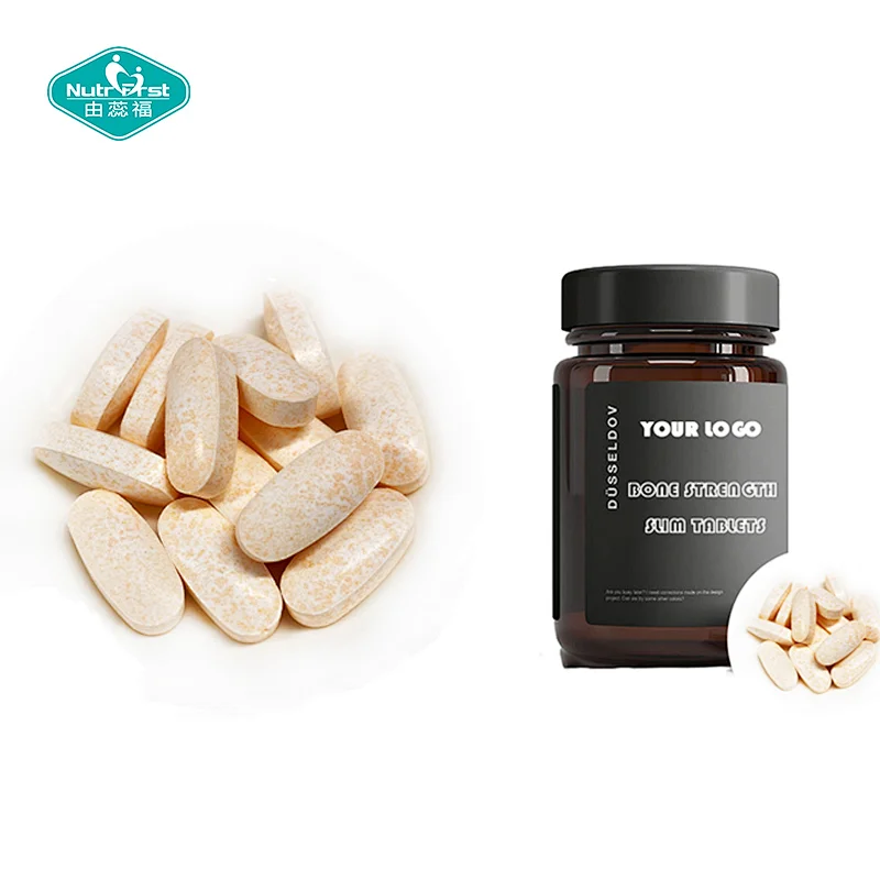 Nutrifirst Bespoke Formulation Vitamin K2 + D3 + Magnesium Calcium Supplement Tablets for Bone Strength