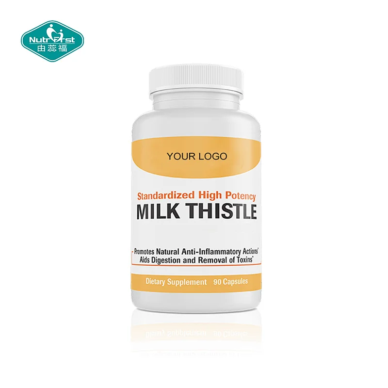 Nutrifirst Herbal Supplement Milk Thistle Artichoke Extract Liver Detox Capsules For Liver Health Support