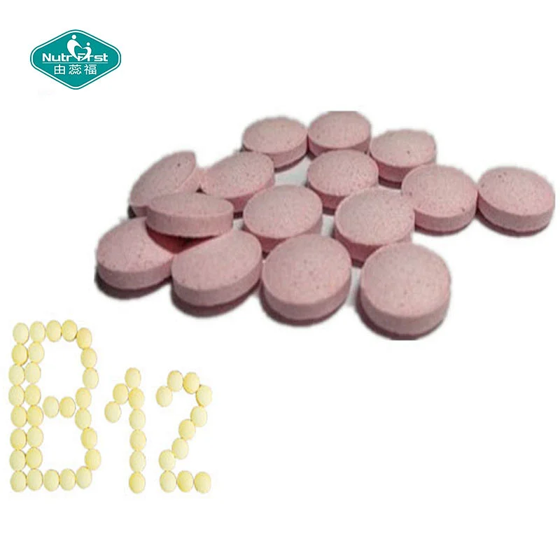 Bespoke Formula Vitamin B12 Supplement Vegan Vitamin B6 B1B12 Vitamin B Complex Tablets Customized Packaging