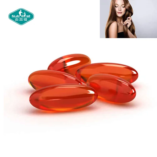 Nutrifirst, suplemento para el cabello personalizado, vitamina D B12, complejo de biotina, cápsula blanda para el crecimiento del cabello Mineral con extracto de Amla