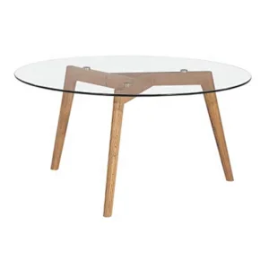 Factory direct sale glass top modern coffee table