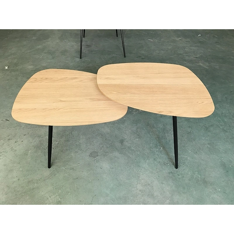 Hot sale new design modern MDF Coffee Table with metal legs living room furniture cheap tea table