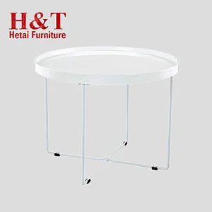 Special Design Coffee Table Living Room Center Furniture, Mdf With Pu Painting Coffee Table With Metal Frame - 9629-T60