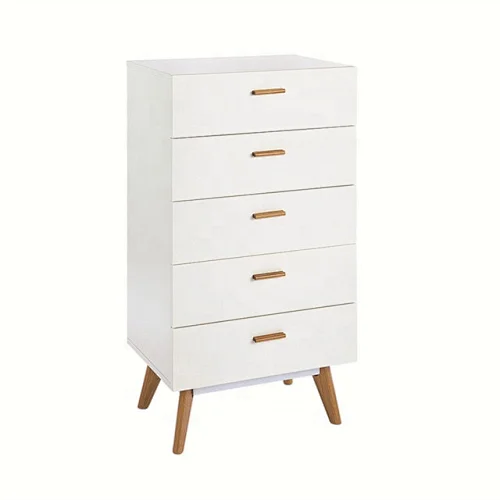 Hot sale modern design 5 drawer of chest MDF cabinet for living room furniture