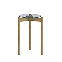 Best price new design glass coffee table round side table for living room furniture