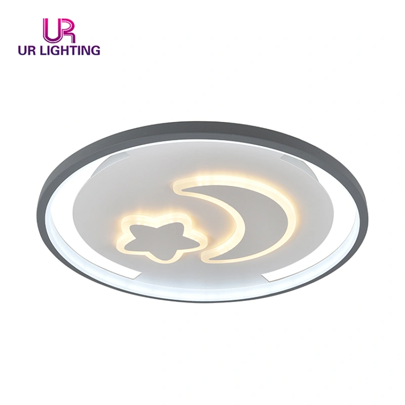 Hot sales modern creative decoration aluminum acrylic round led ceiling lamp for living room