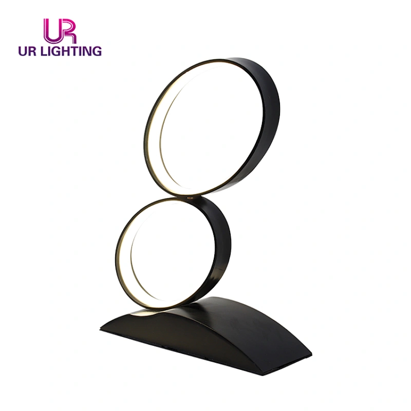 Nordic contemporary modern luxury home decoration aluminum acrylic desk led table lamp
