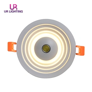 Factory price Dual double color 18+8w ceiling embedded round led panel light