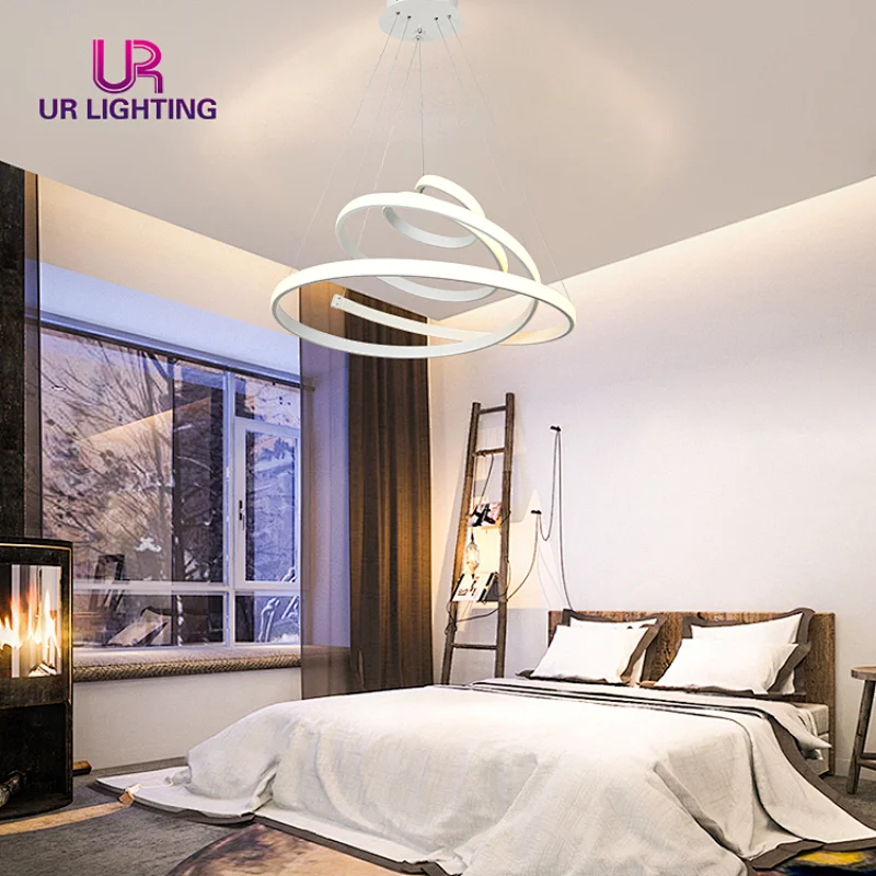 2020 New Design Indoor Dining  For Kitchen Room Home White Decorative Fancy Led Pendant Lamp