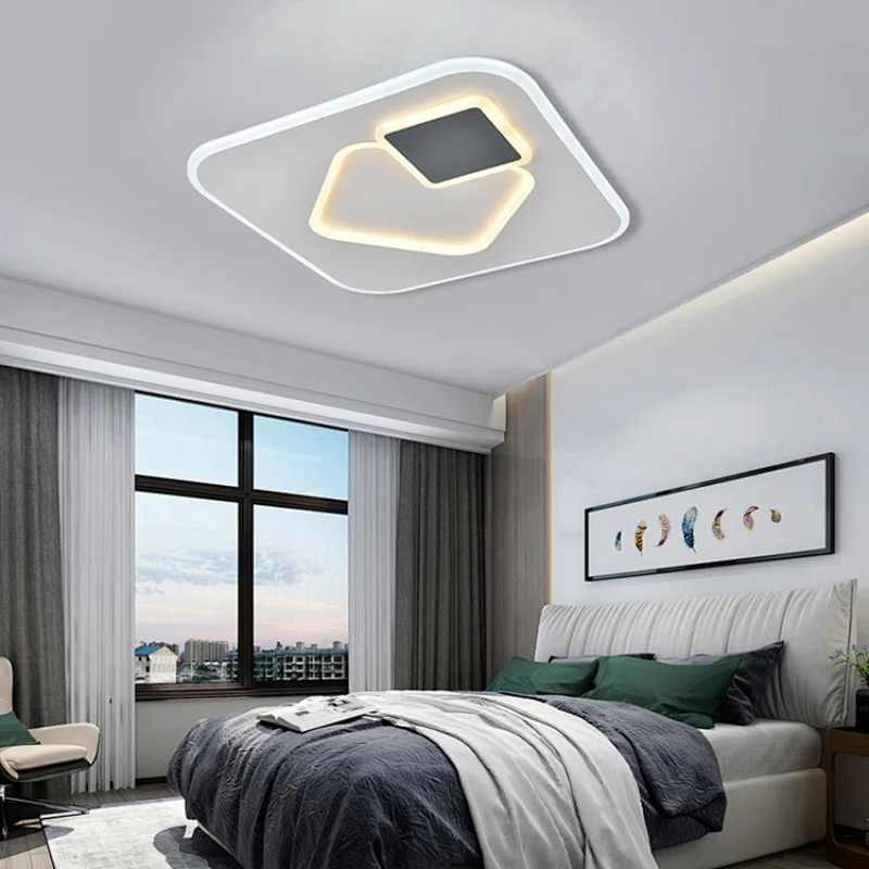 Top supplier modern square aluminum home living room bedroom led ceiling light
