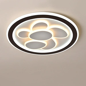 New design 55W aluminum acrylic modern dimmable bedroom home round led ceiling lamp