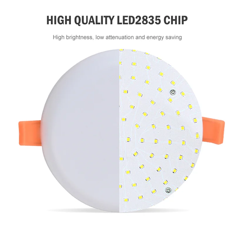 Super Bright Aluminum White Round 8watt 18watt 24watt 36watt Led Panel Light