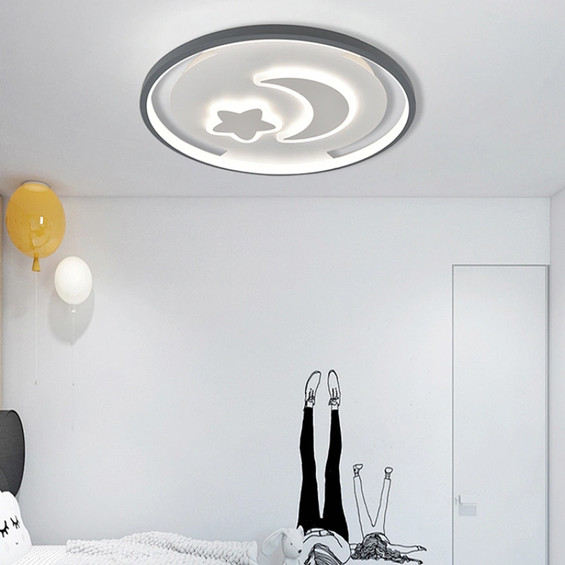 Hot sales modern creative decoration aluminum acrylic round led ceiling lamp for living room