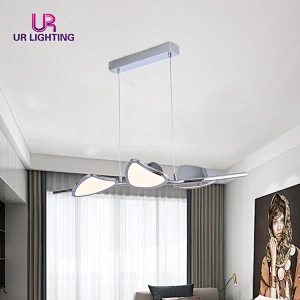Decorative White Aluminum Kitchen Bedroom Fancy Modern LED Chandelier Light