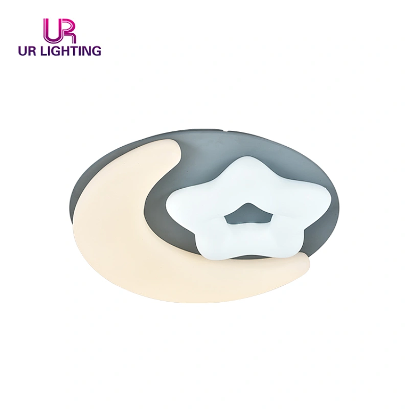New design white Rotational moulding 2.4G dimmable led ceiling lamp for bedroom living room
