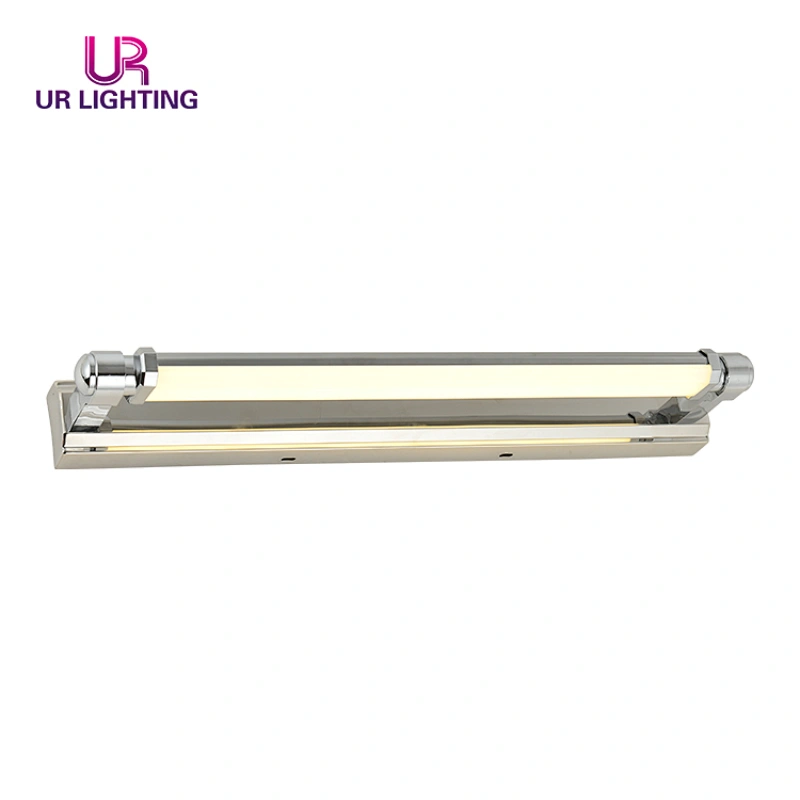 Factory price indoor white simple waterproof bathroom modern led mirror light