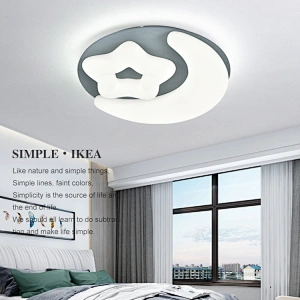 New design white Rotational moulding 2.4G dimmable led ceiling lamp for bedroom living room