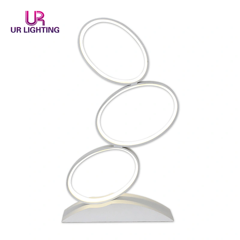 China modern design bedroom table light contracted fashion white led desk lamp