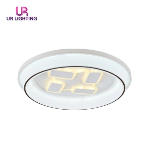 High quality fancy design home decoration round modern decor led ceiling lamp