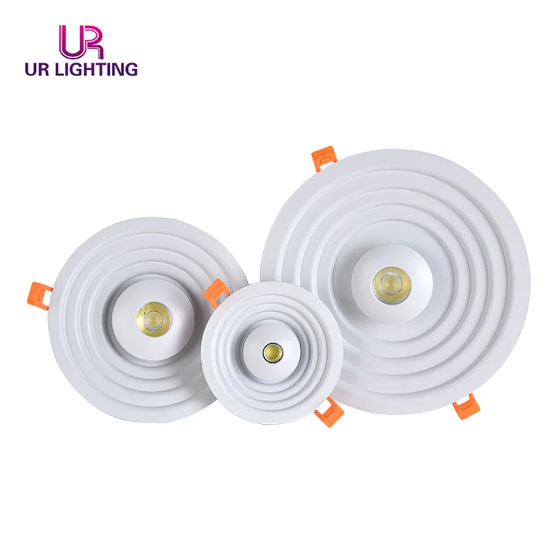 Factory price Dual double color 18+8w ceiling embedded round led panel light