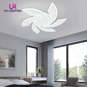 Nordic Simplicity Iron Acrylic Indoor Residential Modern Art Unique Led Ceiling Light
