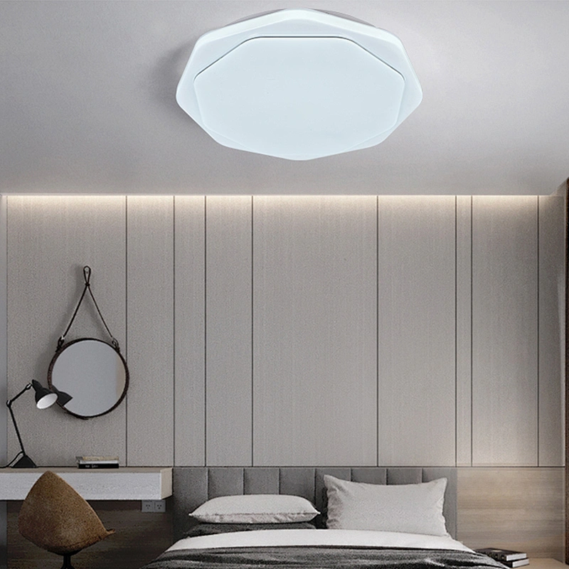 Factory direct OEM bedroom balcony living room indoor modern 2.4G dimmable round led ceiling light