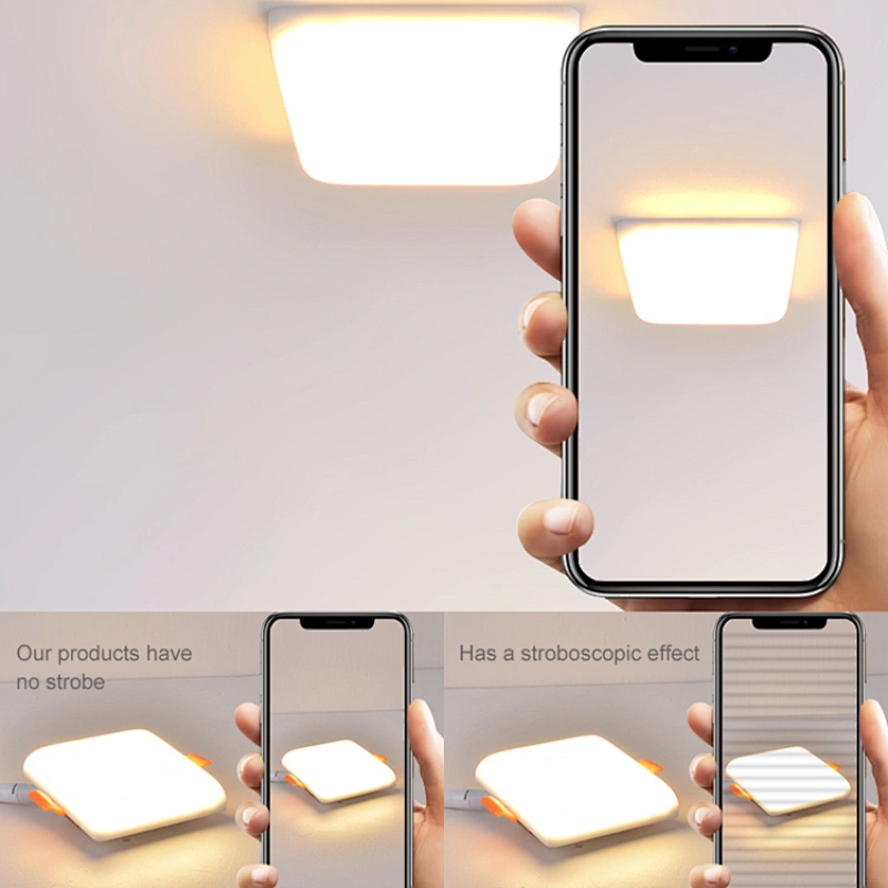 Modern square bed room white frameless 10watt 18watt 24watt 36watt led panel light