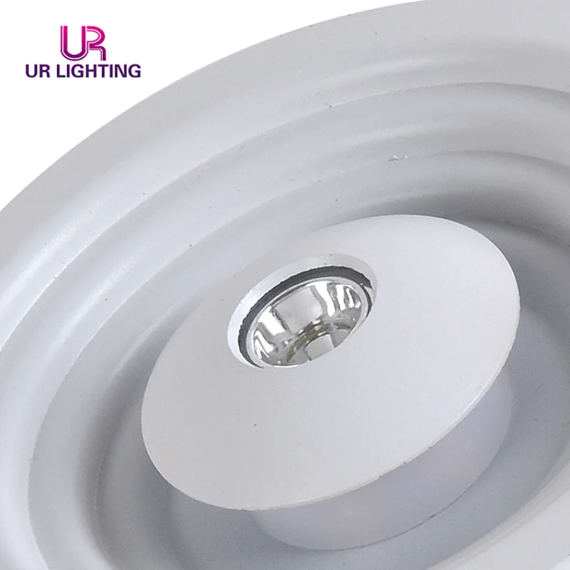 Hot selling cct change white color led panel light round recessed 6 + 3W ceiling indoor lighting