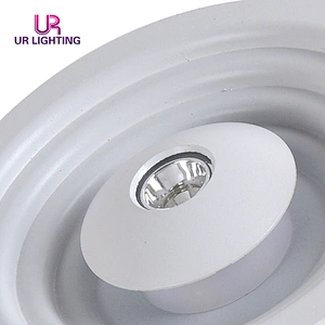 Hot selling cct change white color led panel light round recessed 6 + 3W ceiling indoor lighting