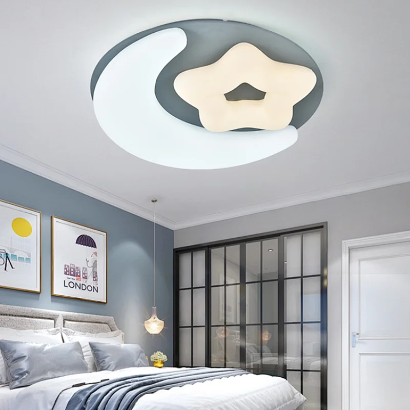 New design white Rotational moulding 2.4G dimmable led ceiling lamp for bedroom living room