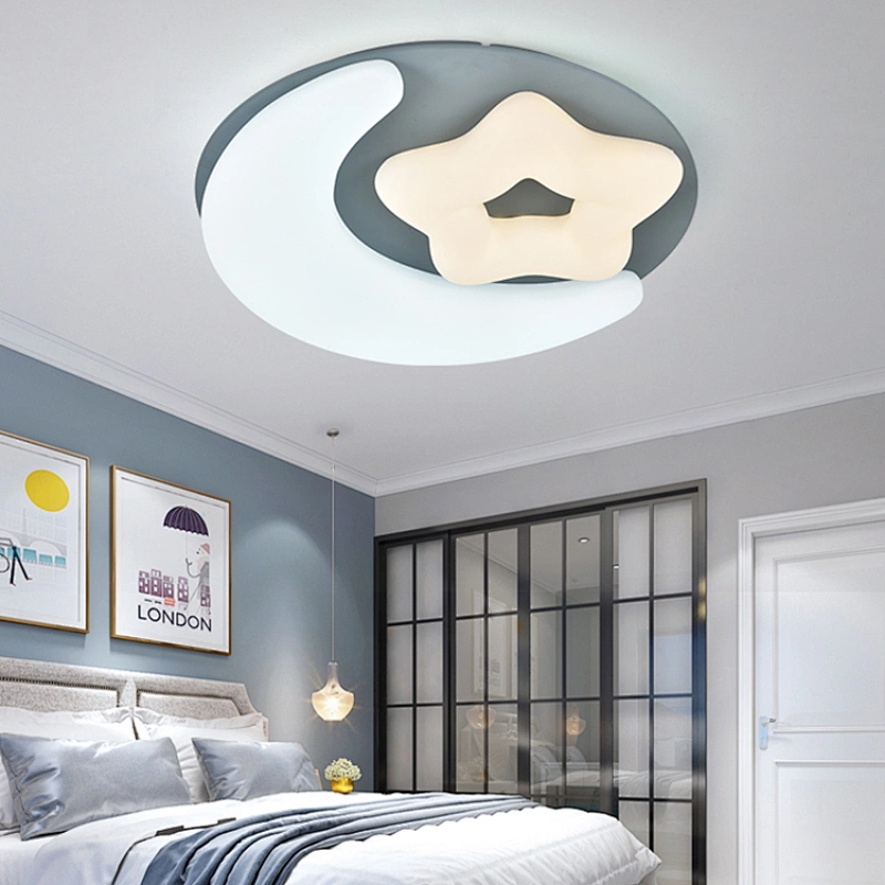 New design white Rotational moulding 2.4G dimmable led ceiling lamp for bedroom living room