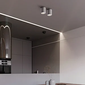 Simple Design surface mounted cylindrical aluminum 7W GU10 LED downlights