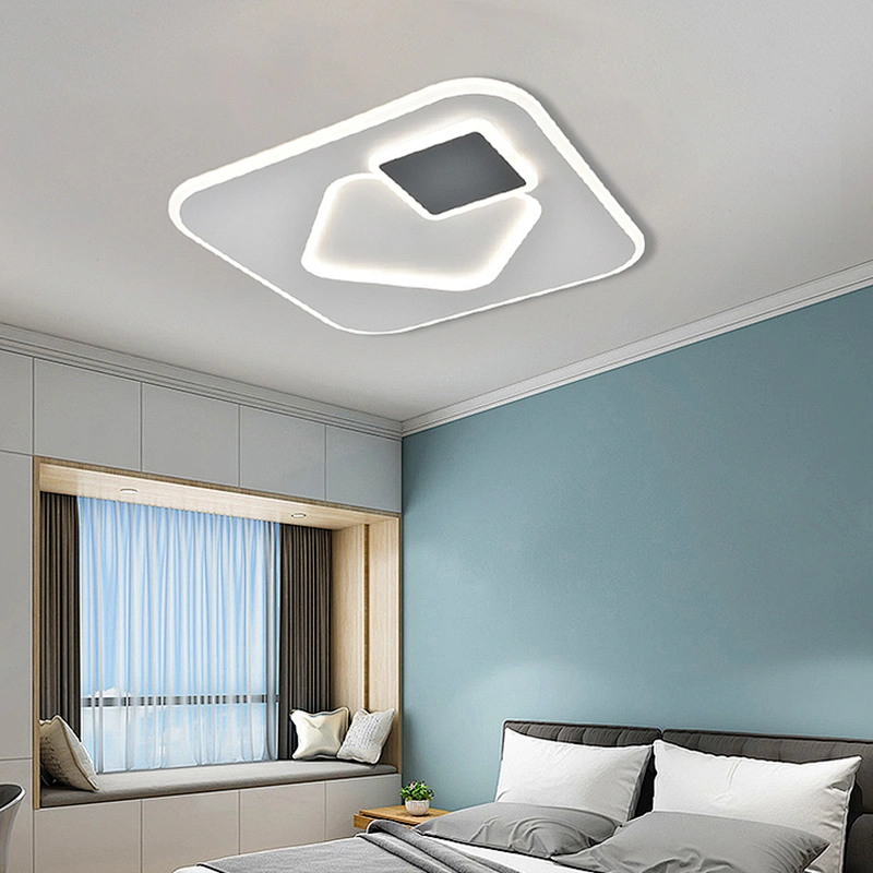 Top supplier modern square aluminum home living room bedroom led ceiling light