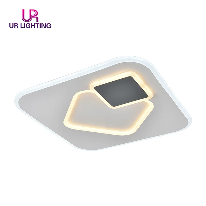 Top supplier modern square aluminum home living room bedroom led ceiling light