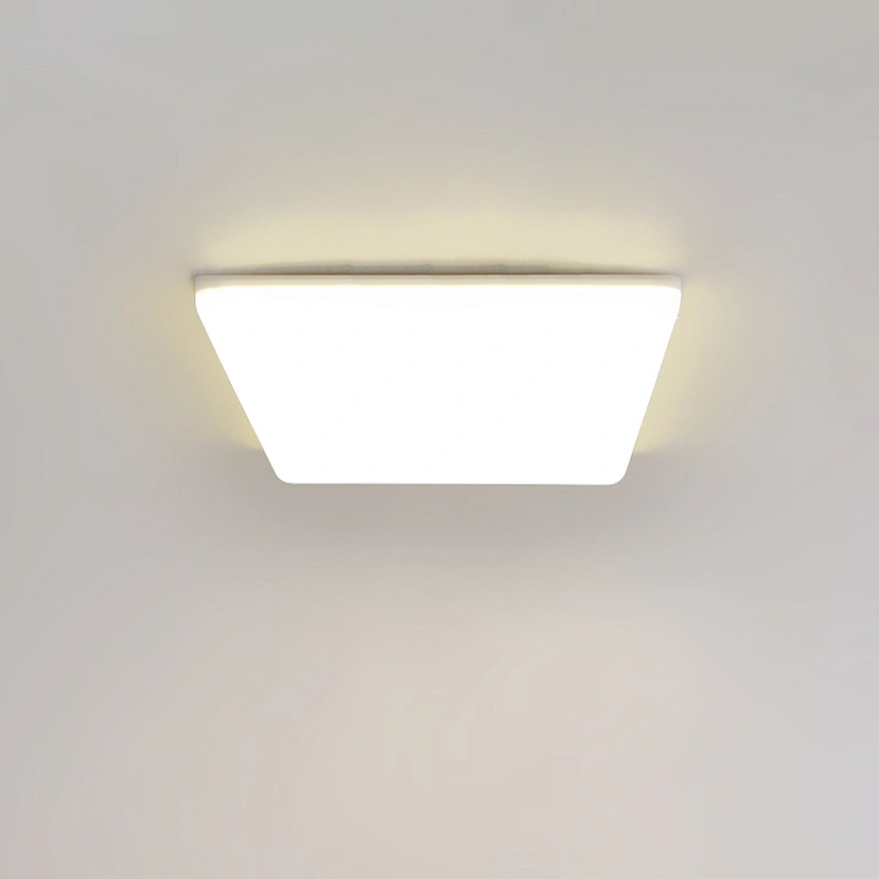 Aluminum housing adjustable frameless slim recessed square 18w led panel light