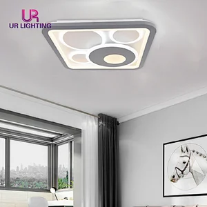 Fashion Modern simple square decorative bedroom home interior Led Ceiling Light