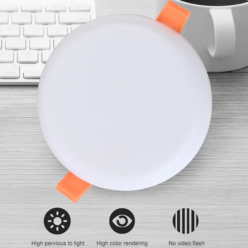 Super Bright Aluminum White Round 8watt 18watt 24watt 36watt Led Panel Light