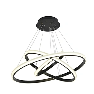 China Wholesale Best Selling Modern Home Bedroom Ring Circle LED Chandelier Pendant Light