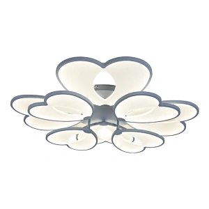 Factory Direct Sale Acrylic Led Chandelier Mounted Fixture For Living Room Flower Ceiling Lamp