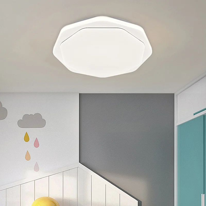 Factory direct OEM bedroom balcony living room indoor modern 2.4G dimmable round led ceiling light