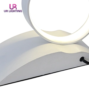 China modern design bedroom table light contracted fashion white led desk lamp