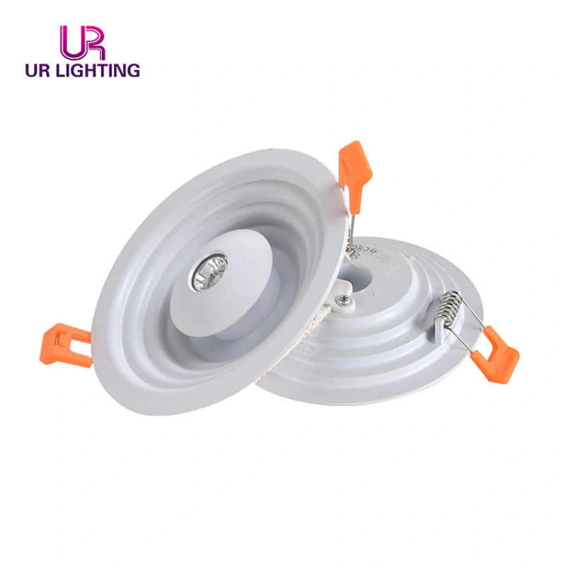 Hot selling cct change white color led panel light round recessed 6 + 3W ceiling indoor lighting