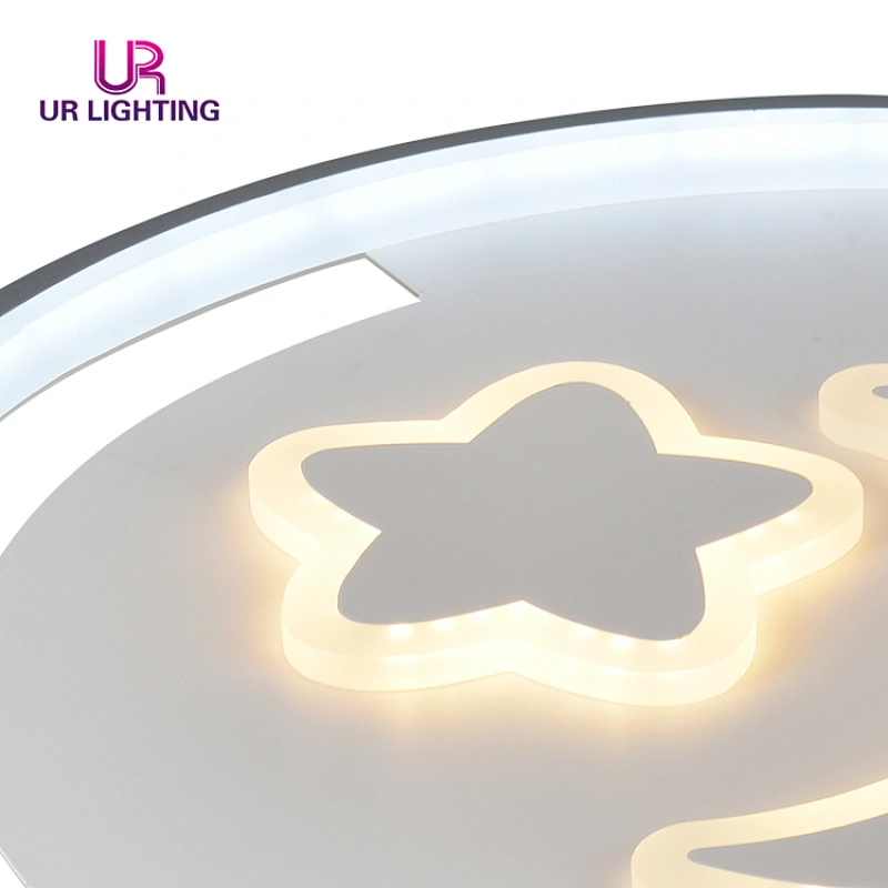 Hot sales modern creative decoration aluminum acrylic round led ceiling lamp for living room
