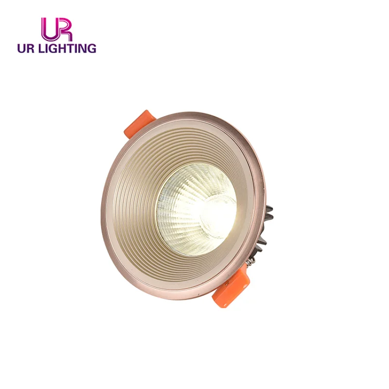 High quality home dimming aluminum indoor round 7 watt ceiling LED Spotlight