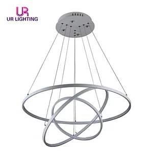 Hot selling Room Hotel Modern Design Luxury Circular LED Chandelier Pendant Light