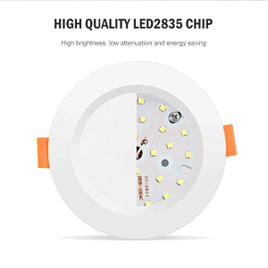 Factory Price Modern 220V Plastic Aluminum SMD 5W Ceiling Recessed Simple Led panel Light