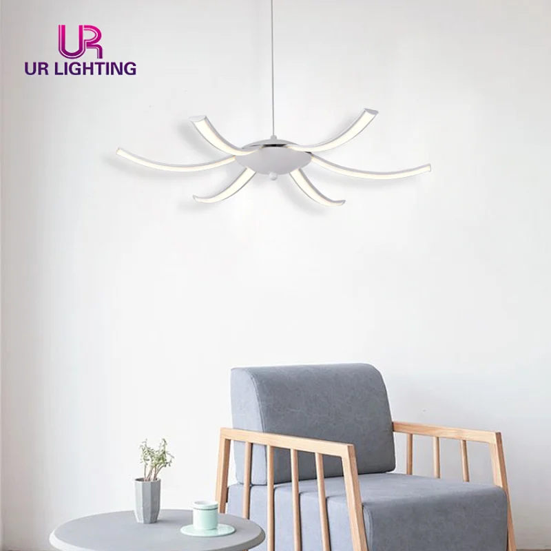 Classical exquisite modern design ceiling contemporary rustical white led chandelier light