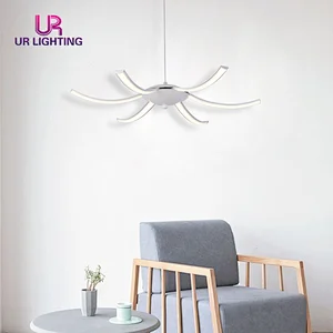 Classical exquisite modern design ceiling contemporary rustical white led chandelier light